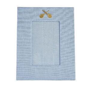 ❤️New - Caitlin Wilson Linen Tennis Frame in Blue (vertical)